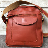Maroon Loop - Leather Crossbody Bag